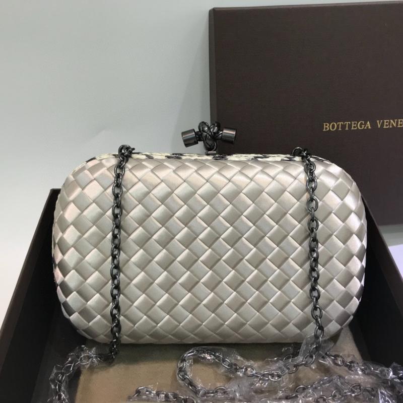Bottega Veneta Clutches Bags B8600 Silver